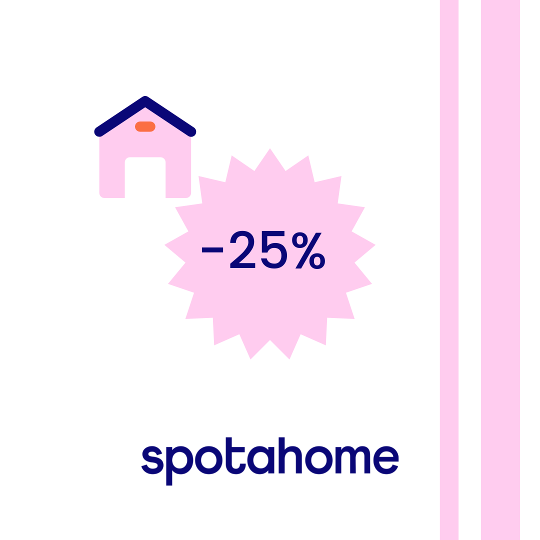Spotahome sconto discount 25%
